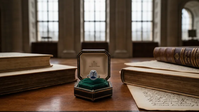 L'histoire de la bague saphir